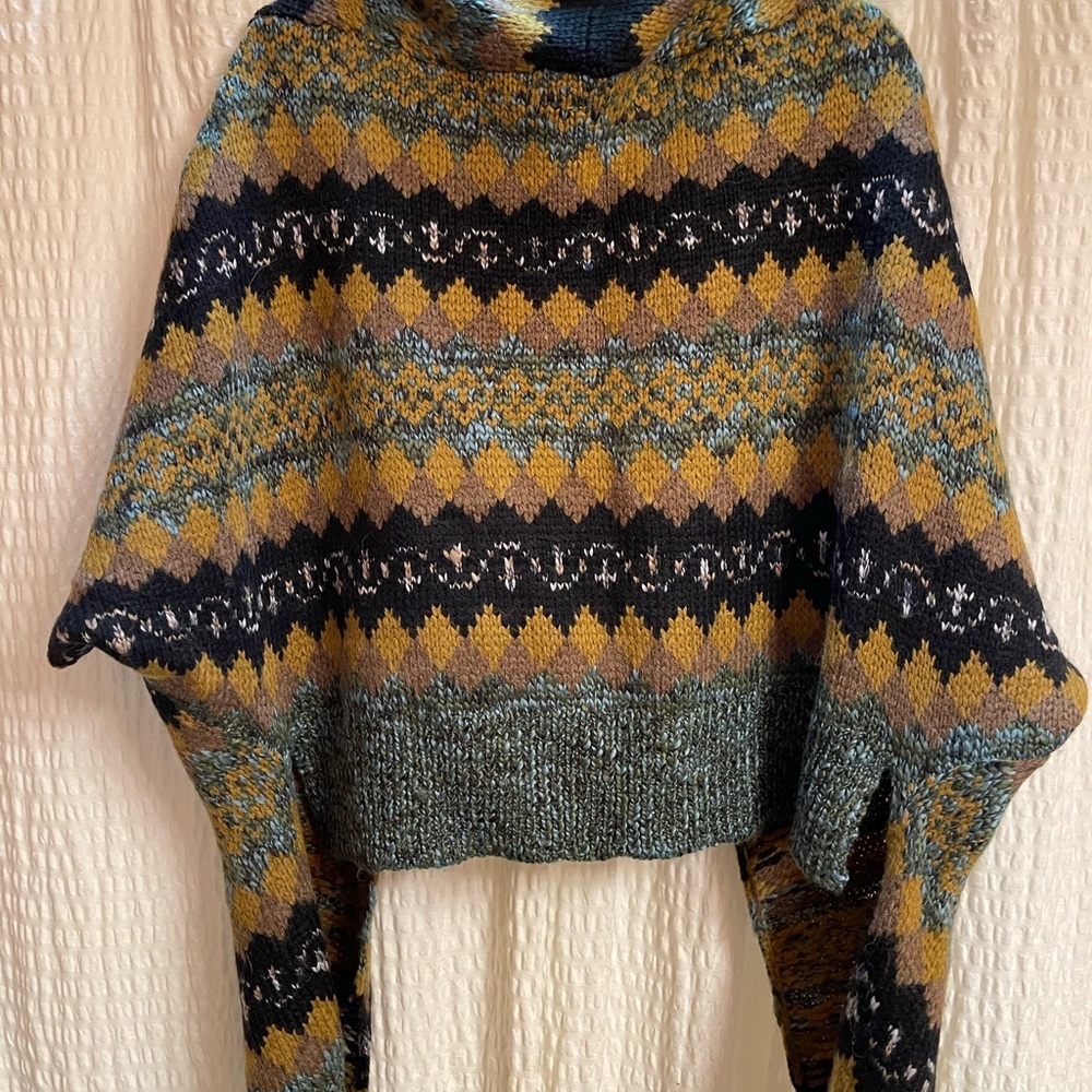 Gilded Intent Multicolor Patterned Cardigan - Picture 2 of 3